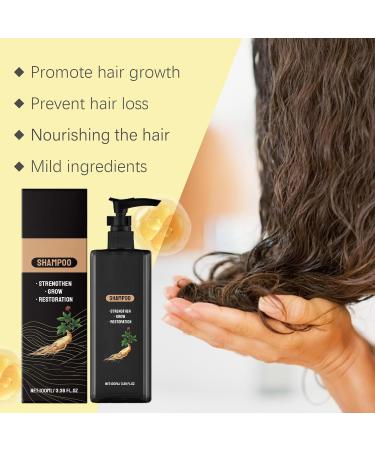  homomdy Mane Activating Shampoo Anti-Hair Loss Shampoo for Men and Women Natural Essence Darkens & Nourishes Repairs Smooths & Strengthens Hair Grows & Thickens (2 Pcs - Buy Online on GoSupps.com