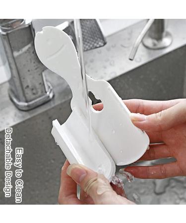 3 Pcs Rice Paddle Cooker Spoon Holder Rice Cooker Scoop Storage Case with Suction Cup Rack Kitchen Storage Utensils for Rice Paddle Detachable & Easy to Clean Baok 3 Pcs White - Buy Online on GoSupps.com