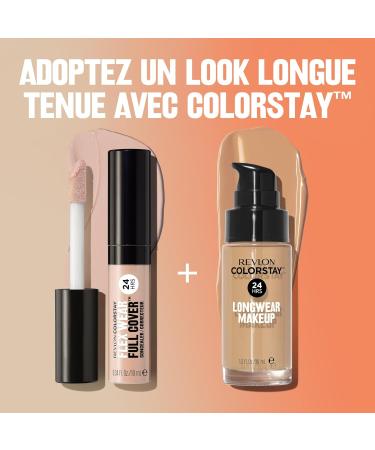 Revlon ColorStay Flex Wear Full Cover Anticernes haute couvrance infus d'acide hyaluronique et de vitamine E texture flexible et longue tenue 015 Light 10ml. N 015 Light - Buy Online on GoSupps.com