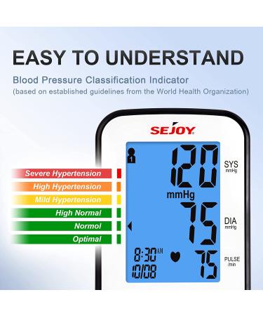 Upper Arm Blood Pressure Monitor | Automatic Digital BP Machine with English & Spanish Talking | Large Backlit Display | Home Use Irregular Heartbeat & Hypertension Detector - Buy Online on GoSupps.com