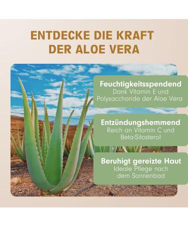Organic Aloe Vera Oil - Garden of Oils - Made in Germany - Premium Body Oil - Ideal for Damaged and Dry Skin (30ml) - Buy Online on GoSupps.com