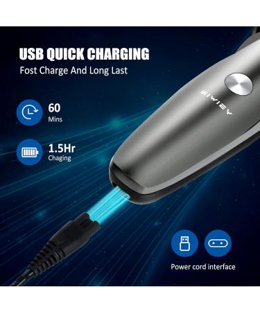 Buy SIWIEY 4D Cordless Electric Razor for Men - Rechargeable Wet/Dry Rotary Shaver with Pop-up Trimmer IPX6 Waterproof LED Display 8000 RPM - Perfect Grooming Solution - Buy Online on GoSupps.com