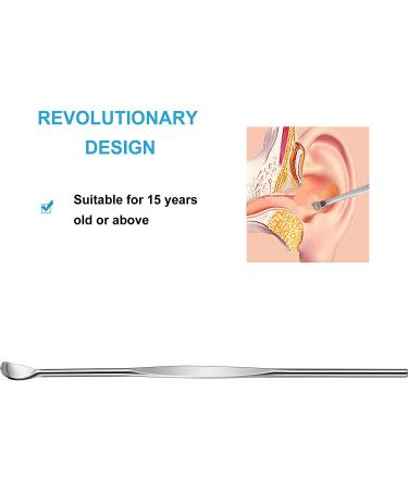 10pcs Sliver Metal Ear Cleaner Ear Pick Spoon Curette Remover Tool for Adults & Children - Buy Online on GoSupps.com