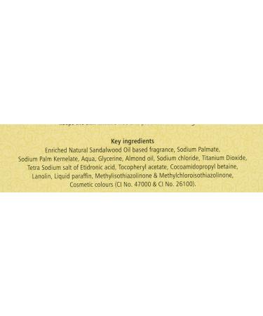 Mysore Sandal Gold Soap 125G - Premium Indian Sandalwood Soap for Glowing Skin | Free International Shipping - Buy Online on GoSupps.com