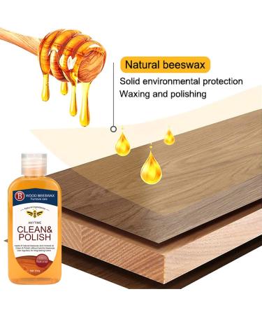 Liquid Beeswax for Wood | Wood Seasoning Bees Wax Furniture Polish for Wood Multipurpose Beewax Wood Finish Cleaner for Doors Coffee Table 3.53oz Proidl - Buy Online on GoSupps.com