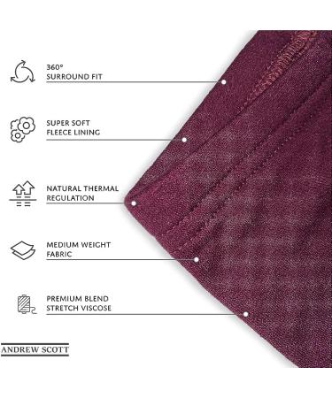 Andrew Scott Kids Toddler Fleece Brush Lined Stretch Leggings 3 Pack - Charcoal, Burgandy, Navy | Snug Fit Long Pants for Boys and Girls 3T - Buy Online on GoSupps.com