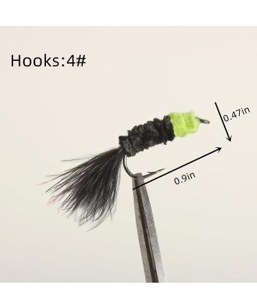 Premium Hand-Tied Fly Fishing Flies Kit in Waterproof Box - 32pcs Starter Set for Bass Trout Salmon - Dry Flies, Nymphs, Scud Streamers, Lures with Hooks - Buy Online on GoSupps.com