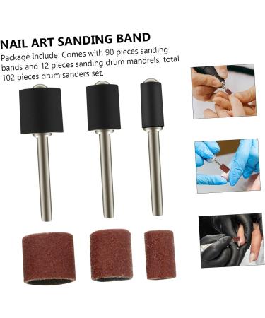 Ipetboom Nail Kits Nail Polishing Circle Gel Nail Polish Electric Nail File Kit Manicure Sanding Bands Nail Art Supplies Nail Art Accessories Nail Polishing Tool Set Sandpaper Dedicated - Buy Online on GoSupps.com