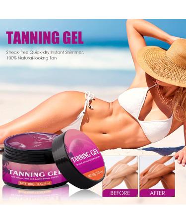 Tanning Cream Tanning Accelerator Cream Effective in Sunbeds & Outdoor Sun Achieve a Natural Tan with Natural Ingredients - Buy Online on GoSupps.com