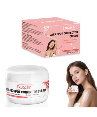 Dark Spot Remover Cream - Evens out underarm discoloration reduces dark spots and odor body moisturizing lotion suitable for intimate areas underarms knees elbows inner thighs and armpits 25 Ounce (Pack of 1)