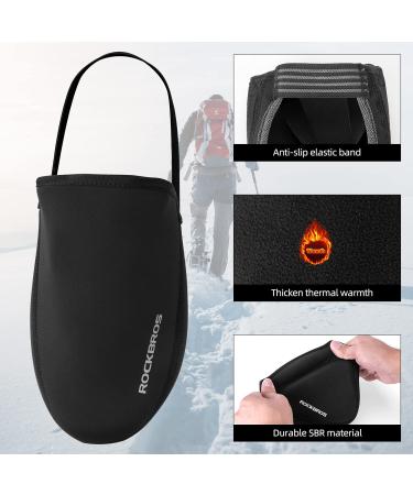 ROCKBROS Waterproof Cycling Overshoes | Windproof Bicycle Shoe Covers for Men (Size 44-46) - Ultimate Winter Protection - Buy Online on GoSupps.com
