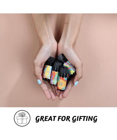 Shop Folkulture Essential Oil Set - Patchouli & Cedarwood Diffuser Oils | 6 Scents for Home Fragrance | Aromatherapy Oil Set 0.06 Fl Oz - Buy Online on GoSupps.com