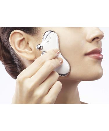 ReFa CAXA M1 Facial Contouring Tool | Reduces Wrinkles, Firms Skin, & Smooths Lines | Face Roller for Tightening and Toning | Pearl Red - Buy Online on GoSupps.com