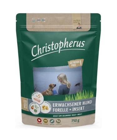 Christopherus grain free, Trout and Insect, 750 g