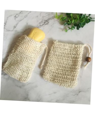SOESFOUFU 4pcs Bubble Maker Bag Soap Holder Foaming Net Facial Net Face Washing Bag Yellow - Buy Online on GoSupps.com