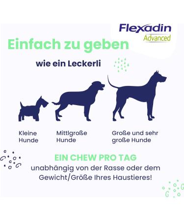 Vetoquinol Flexadin Advanced - Snacks for Dogs - 30 tablets - Buy Online on GoSupps.com