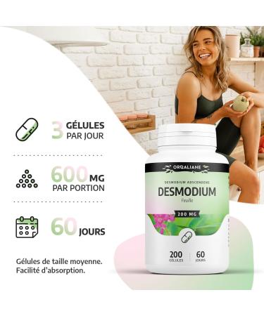 Desmodium 200 mg - 200 capsules - Buy Online on GoSupps.com