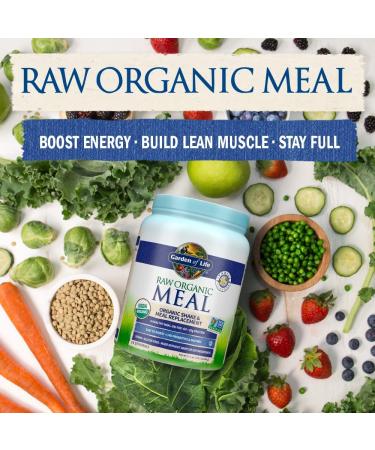 Garden of Life RAW Organic Meal Shake & Replacement - Vanilla 17.1 oz (484 g) - Nutritious Health Boost - Buy Online on GoSupps.com