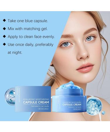 Cr me Capsule Hydratante Formule L g re Non Grasse For Une Peau Lisse Et clatante Maintien De L'humidit Longue Dur e Soutien La Barri re Cutan e Capsules Faciles Utiliser - Buy Online on GoSupps.com