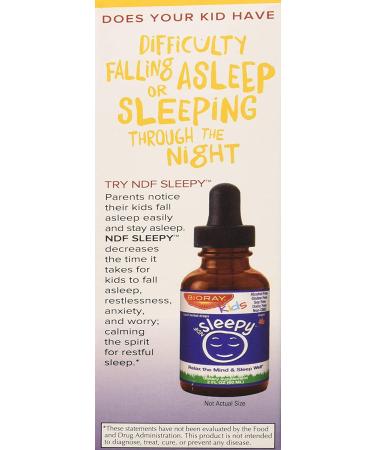 Bioray Kids NDF Sleepy Relax - 2 fl oz (60 ml) | Natural Sleep Aid for Children - Buy Online on GoSupps.com