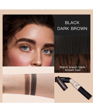 Instant Hairline Powder Root Touch Up for Concealing Hair Loss - Hair Filler Stick for Women & Men (Black & Dark Brown) - Buy Online on GoSupps.com