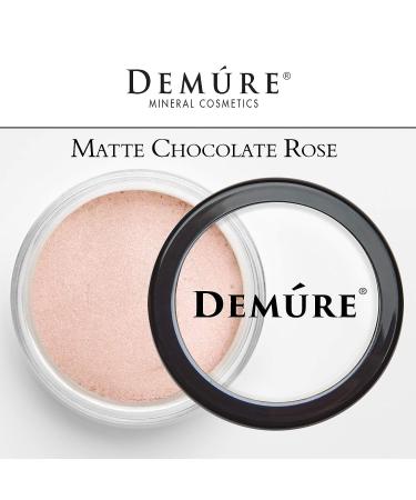 Demure Mineral Makeup Chocolate Rose Matte Eyeshadow - Professional Loose Powder Eye Makeup - Buy Online on GoSupps.com