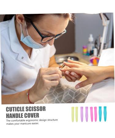 FRCOLOR 4 Pairs Cuticle Nipper Handle Sleeve Scissor tip Protectors Sewing Trimmer Handle Protection Cover Nail tip Trimmer Handle Silicone Cover Silica Gel Manicure - Buy Online on GoSupps.com