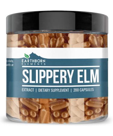 Earthborn Elements Cayenne Pepper & Slippery Elm Bundle (200 Capsules Each) Pure & Undiluted No Additives - Buy Online on GoSupps.com