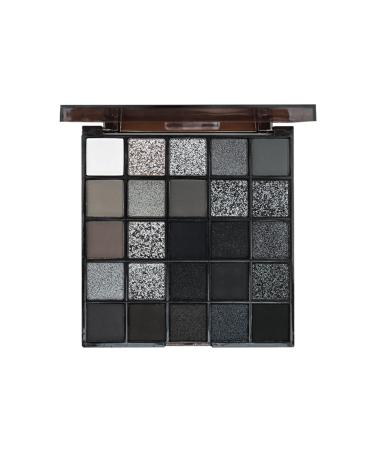 G n rique Dark Eyeshadow Palette - 25 Colors Smoky Makeup Palette with Matte and Shimmering Finish Gothic Makeup Kit with Cool Tone | Powder Eyeshadow Teacher
