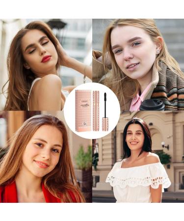 Lengthening Mascara Waterproof | 4D Lengthening Extensions Mascara Eye Makeup Supplies Waterproof Easy Removal for Females Women Advancers Beginners Ladies Kagrote - Buy Online on GoSupps.com