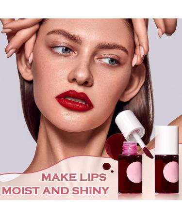 2PCS Velvet Lip Stain Set Long Lasting Moisturizing Lip Gloss - Waterproof Liquid Lipstick Duo for Lip and Cheek Tint (03 & 04) - Buy Online on GoSupps.com