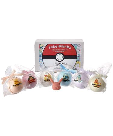 Bath Fizzy with Surprise Toy: Poke-Bomb Bath Fizzy, 6 (5 oz), Great for Bubble Baths, Perfect for Girls and Boys 6 Count (Pack of 1) - Buy Online on GoSupps.com