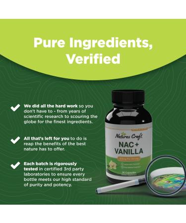 NAC Supplement 600mg Amino Acids - Vanilla Flavor for Liver and Kidney Cleanse | High Absorption N-Acetyl Cysteine for Detox Support - Buy Online on GoSupps.com