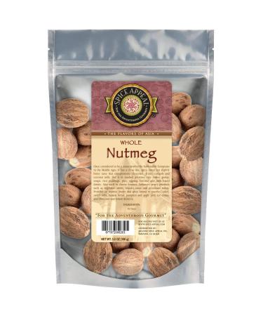 Spice Appeal Whole Nutmeg in resealabe stay fresh pouch 3.5 oz