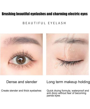 Thick Mascara Waterproof Lash Mascara Conditioning With Silicone Brush Head | Lash Enhancers For Women Longer Thicker Lashes Enlarges Eyes - Buy Online on GoSupps.com