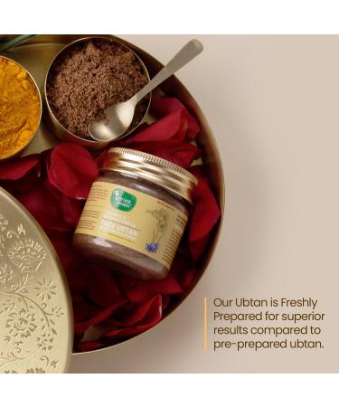 Turmeric Healing Face Ubtan Powder for Hyperpigmentation & Radiant Skin | Saffron Rose Petal Orange Peel - 75g All Skin Types - Buy Online on GoSupps.com