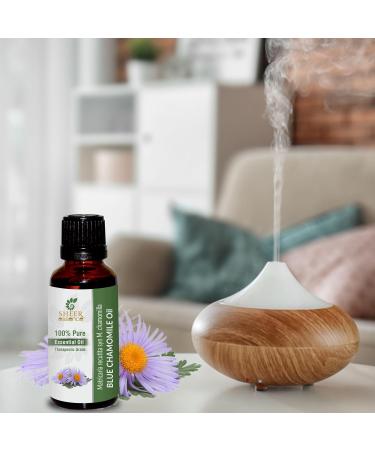 100% Pure Blue Chamomile Essential Oil - Natural & Therapeutic Grade - 0.16 Fl.Oz (4.7 ml) - International Shipping Available - Buy Online on GoSupps.com