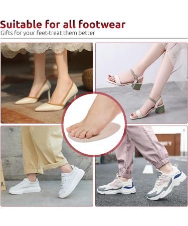 Metatarsal Pads Ball of Foot Cushions - 6 Pairs Gel Inserts for Women | Forefoot Pain Relief in High Heels - Buy Online on GoSupps.com