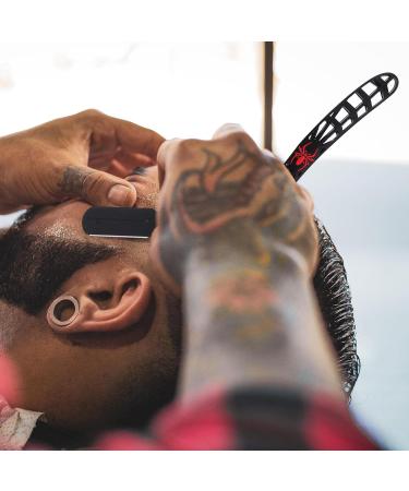 Fowybe Rust-Resistant Hairdresser Razor for Men | Ultimate Intimate Shaving Experience at Home & Salon - Stylish Red Design - Buy Online on GoSupps.com