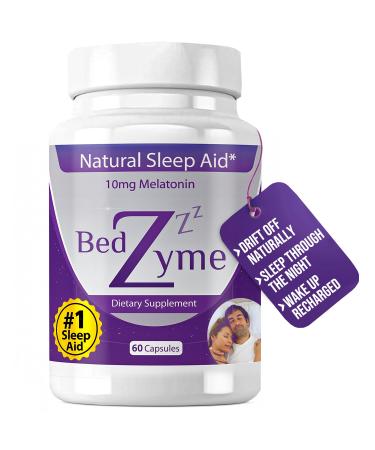 Sleep Aid Supports Natural Sleep & Relaxation 60 Capsules Sleep Supplement to Help with Calmness & Rest 10mg Melatonin & REM Enzyme Delivery System (Serving Size: 2 Capsules) 60 Count (Pack of 1)