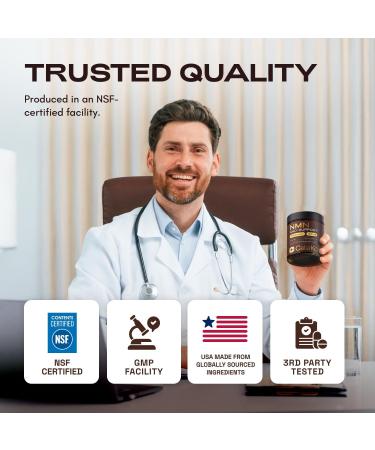 NMN Supplement 1000mg 4-in-1 NAD Supplement with Quercetin | TMG | Resveratrol NMNH Alternative Supports Cellular Energy & NAD+ Levels 60 Capsules Third-Party Tested (1 Pack) 60 Count (Pack of 1) - Buy Online on GoSupps.com