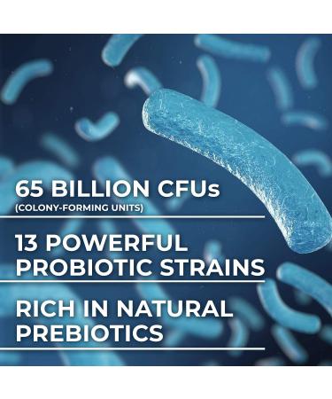 BioSchwartz Probiotic 65 Billion CFU - 30 Capsules for Digestive Health & Immunity - Buy Online on GoSupps.com