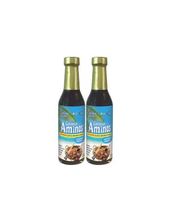 Coconut Secret Coconut Aminos (2 Pack) - 8 fl oz - Low Sodium Soy Sauce Alternative, Low-Glycemic - Organic, Vegan, Non-GMO, Gluten-Free, Kosher - Keto, Paleo - 96 Total Servings