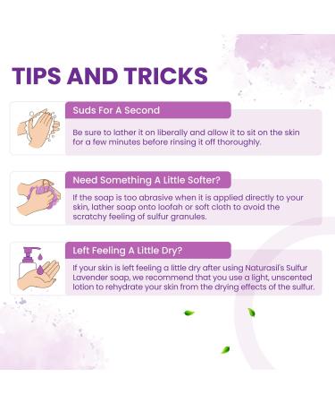 Naturasil Sulfur-Lavender Soap 4 oz - Gentle Cleansing Bar for Skin Issues (Pack of 1) - Buy Online on GoSupps.com