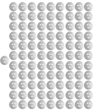 Face Mask Paper Film 100 Pieces DIY Disposable Face Mask Film for Moisture Retention for Skin Care - Buy Online on GoSupps.com