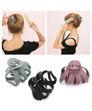Xiaozhifu 6-Piece Hair Clips Set for Women & Girls - Perfect for Thick Hair - Stylish & Durable - Buy Online on GoSupps.com