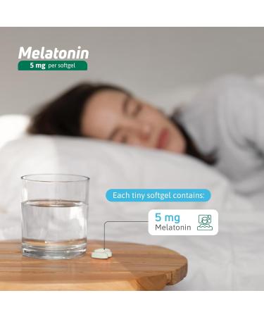Nutra Nutrition Melatonin 5 mg 120 Small, Easy-to-Swallow Softgels Natural Sleep Supplement Non-Habit Forming Formula Promotes Nighttime Relaxation and Sleep Aid 120-Day Supply - Buy Online on GoSupps.com