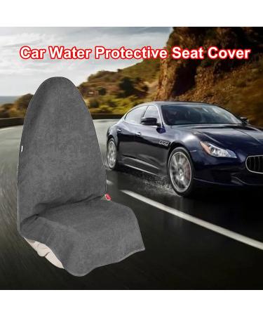 Towel Seat Covers - Uniiversal Car Seat Protector Waterproof Towel | Reusable Sweat Absorption Towel Cloth Machine Washable Auto Seat for Gym Beach Yoga Sports Outdoor Activities Gray - Buy Online on GoSupps.com