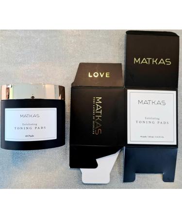 MATKAS Korean Exfoliating Witch Hazel Toning Pads - 60 pcs Korean Skin Care Glycolic Acid Toner Pads AHA BHA Gentle Face Exfoliator Facial Acid Peel for Dark Spots K Beauty Pore Minimizer for Face - Buy Online on GoSupps.com