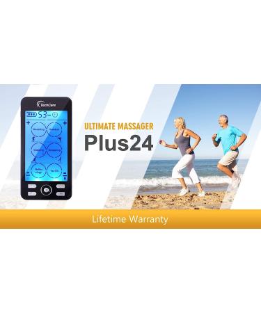 Tens Unit Plus 24 Rechargeable Electronic Pulse Massager with Accessories | Multi Mode Device - New Model - Buy Online on GoSupps.com